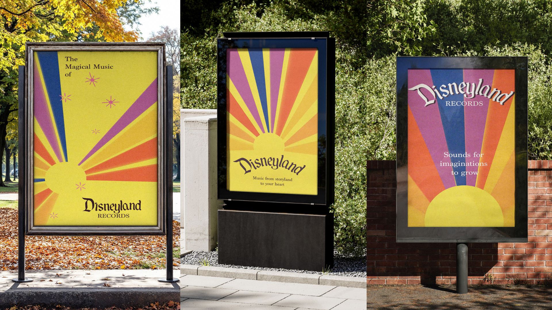 Disneyland poster 3 mockup